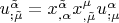 $\[
u_{;\tilde \mu }^{\tilde \alpha }  = x_{,\alpha }^{\tilde \alpha } x_{,\tilde \mu }^\mu  u_{;\mu }^\alpha  
\]
$