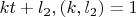 $kt+l_2,(k,l_2)=1$