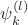 $\psi_{k}^{(l)}$ $\psi_{k}^{(l)}$