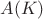 $A(K)$