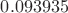 $0.093935$