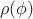 $$\rho(\phi)$$