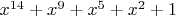 $x^{14}+x^9+x^5+x^2+1