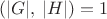 $(|G|,\,|H|)=1$