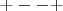 $+--+$