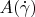 $A(\dot\gamma)$