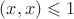 $(x,x) \leqslant 1$