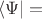 $\langle \Psi \vert =$
