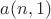 $ a(n, 1) $