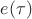 $e(\tau)$