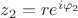 $z_2=r e^{i \varphi_2}$