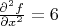 $\frac{\partial^2 f}{\partial x^2}=6$