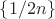 $\{1/2n\}$