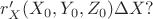 $r'_X(X_0,Y_0,Z_0)\Delta X ?$