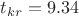 $t_{kr}=9.34$