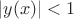 $|y(x)|<1$