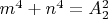 $m^4+n^4=A_2^2$