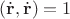 $(\dot{\mathbf r},\dot{\mathbf r})=1$