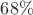 $68\%$