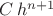 $C\,h^{n+1}$