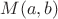 $M(a,b)$