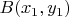 $B(x_1,y_1)$