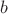 \(b\)