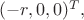 $(-r,0,0)^T,$