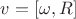 $ v=[\omega,R]$