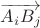 $\overrightarrow{A_iB_j}$