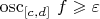 $\mathrm{osc}_{[c,d]} \ f\geqslant\varepsilon$