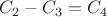 $C_2-C_3=C_4$