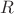 \(R\)