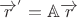 \overrightarrow{r}^{'}=\mathbb{A}\overrightarrow{r}