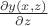 $\frac{\partial y(x,z)}{\partial z}$