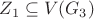 $Z_1\subseteq V(G_3)$ $Z_1\subseteq V(G_3)$