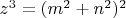 $z^3=(m^2+n^2)^2$