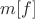 $m[f]$