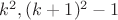$k^2,(k+1)^2-1$
