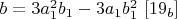 $b=3a_1^2b_1-3a_1b_1^2$    $[19_b]$