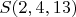 $S(2,4,13)$