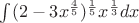 $\int (2-3 x^\frac 4 5)^\frac 1 5 x^ \frac 1 3 dx$