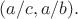 $(a/c,a/b).$