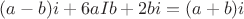 $(a-b)&sup3; + 6a&sup2;b +2b&sup3; = (a+b)&sup3; $