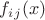 $f_i_j(x)$