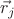 $\vec{r}_j$