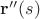 $\mathbf r''(s)$