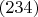 $(234)$