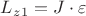 ${L_z_1}={J}\cdot{\varepsilon}$