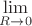 $\lim\limits_{R\to 0}^{}$